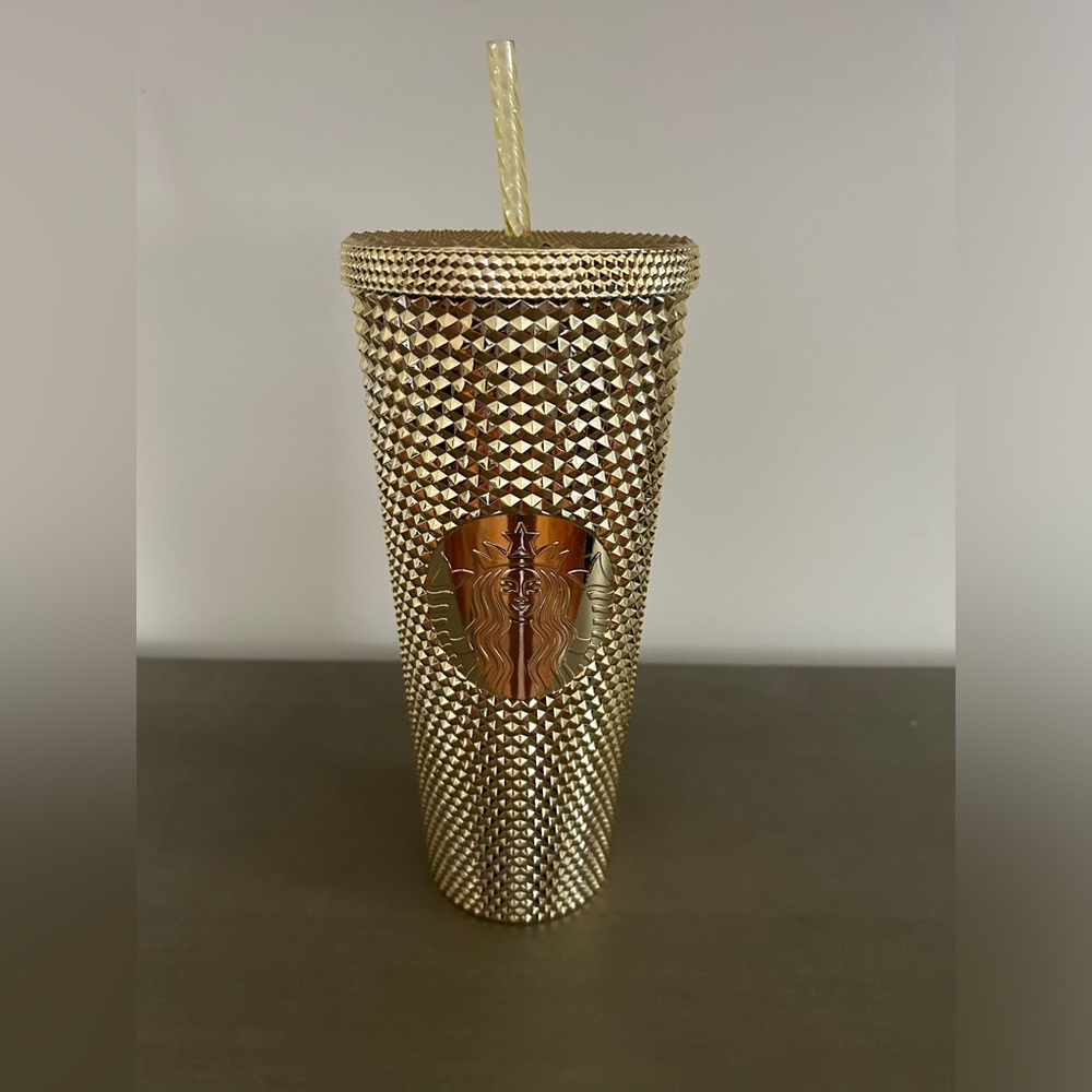 Gold Starbucks Tumbler